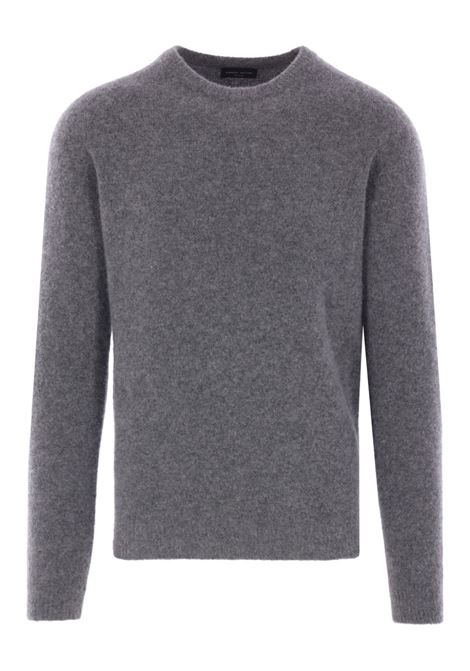 crewneck swetaer man anthracite ROBERTO COLLINA | 253M32001M3221